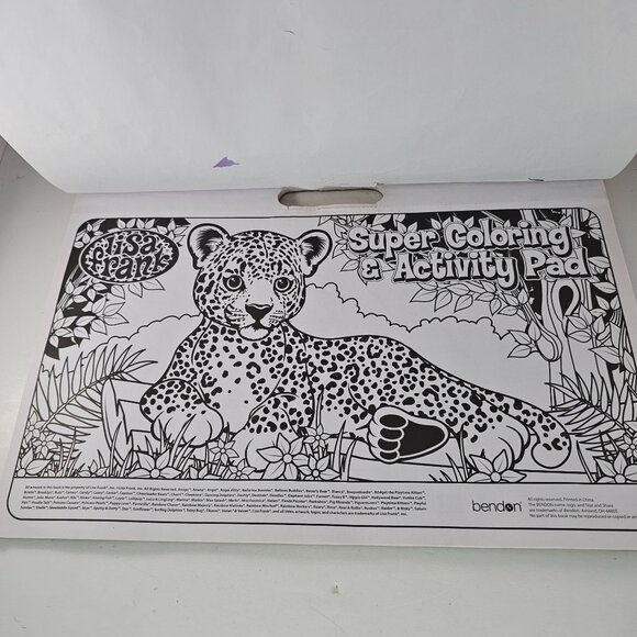 Lisa Frank Super Coloring Activity Pad Multicolor Stickers *Missing Stickers* - Picture 4 of 9
